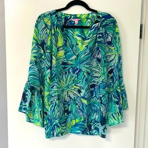 EUC Lilly Pulitzer Matilda Silk top
